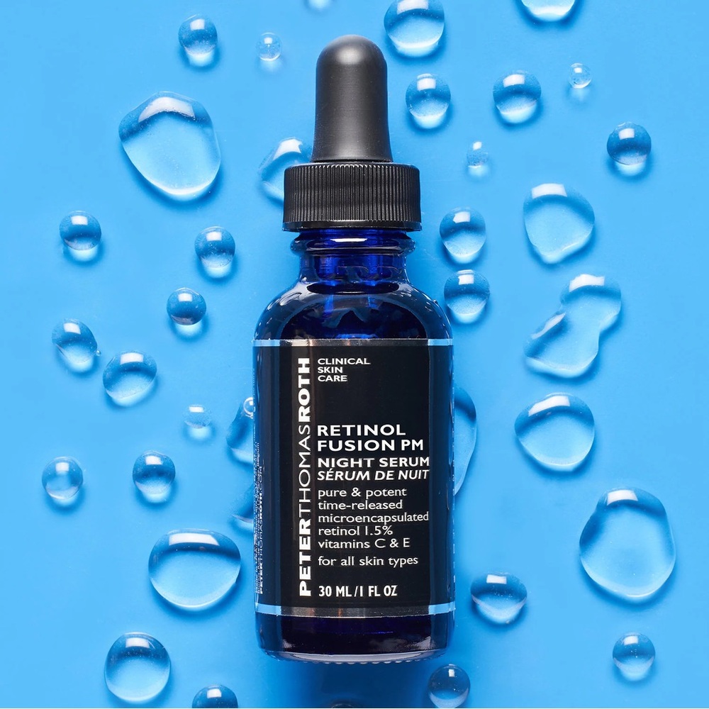 Peter Thomas Roth Retinol Fusion PM Night Serum in Deep Blue